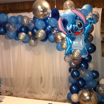 1 sæt Lilo Stitch Arch Kit Garland Folie Helium-Ballon, Baby Shower, Fødselsdag Tema Part Dekorationer Oppusteligt Legetøj Luft Globos