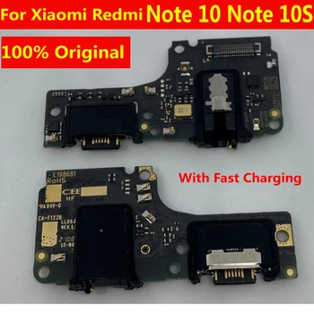 100% Oprindelige Note 10 USB Charge Bestyrelsen For Xiaomi Redmi Bemærk 10S Opladning Port Dock-Stik Mikrofon Plade Flex Kabel
