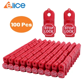 100 stk/Pose Rød 6mm EAS-Sikkerhed Tag-stop-lås krog sikkerhed vise krog Anti Tyveri Stoplock