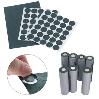 100pcs 18650 Batteri Isolering Pakning Byg Papir Li Celle Isolerende Lim Patch