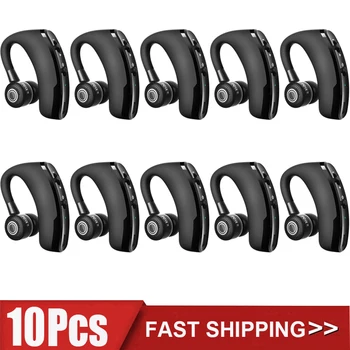 10stk V9 Business Trådløse Hovedtelefoner til en Bluetooth-Øresneglens 5.2 Ear Hook-Headset Kørsel Opkald Sport Earbuds med HD-Mikrofon