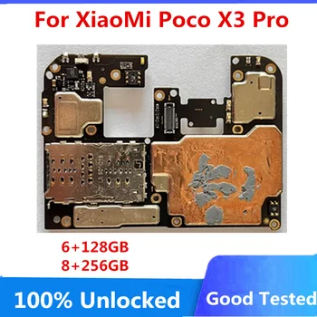 128GB 256GB Oprindelige Ulåst Bundkort Til Xiaomi Poco X3 Pro Bundkort Kredsløb Logic Board Android OS Installeret, Fuld Arbejde
