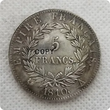 1810 FRANKRIG 5 FRANC Kopi Mønt erindringsmønter-replica mønter mønter medalje samleobjekter