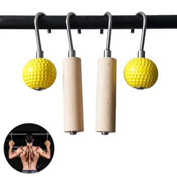 1Pair Pull Up Power Ball Greb Træ-Klatring Bar Hånd Greb med Krog Kabel Maskine, Håndterer at Løfte Fitness-Træning Tilbehør