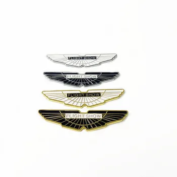 1stk 3D Metal Golden Fly Vinger Bil Klistermærker Logo Badge Bageste Bagagerummet Mærkat Bil Styling Til BEN BWM AUDI Aston Martin