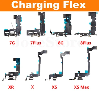 1stk Opladning Flex Kabel til iPhone 6 6S 7 8 Plus 11 Pro X XS Antal XR Micro Oplader, USB-Port, Dock-Stik, Reservedele