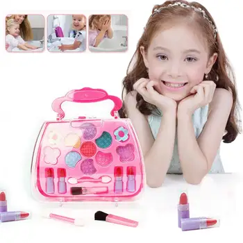 1stk Temmelig Børn Piger Prinsesse Party Dressing Sæt Box Simulation toiletbord Makeup Kosmetik Part Kosmetik Foregive Spille