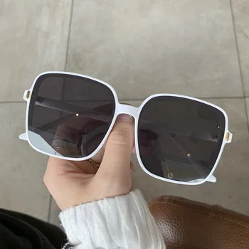2021 Nye Mode, Vintage Nitte Hvide Solbriller Kvinder Brand Designer Store Billede Sol Briller Kvindelige Sommer Nuancer Oculos De Sol
