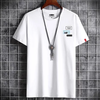 2021 Nyeste T-Shirt til Mænd Beklædning Fitness Hvid O-Hals Mand T-shirt Til mænd Animationsfilm Overdimensionerede S-6XL Nye Mænd T-shirts Goth Punk