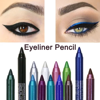 2023 14colors Eyeliner Eyeshadow Pencil Lim Eyeliner Multi-purpose Vandtæt Eyeliner, Mode Pearl Matte Eye Liner Skønhed