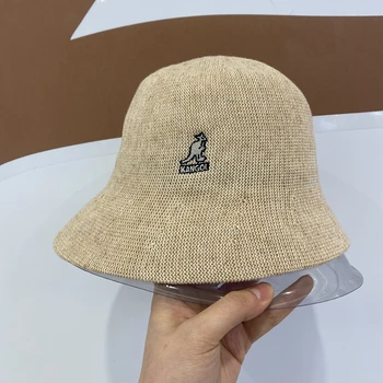 2023 Nye Foråret og Sommeren Mænds og Kvinders Broderi Fisherman ' s Hat Udvidet Randen Udendørs solbeskyttelse Hat