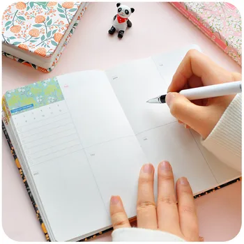 2023 Planner Sakura Notebook Notesbøger Papirvarer Time Management Planner Kawaii Tidsskrifter Skoleartikler Notebook Bindemiddel