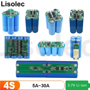 4S BMS 18650 Li-ion-Lipo Lithium Batteri Afladning Beskyttelse Kredsløb Modul til Bore - /Motor /Værktøjer 5A 10A, 15A 30A