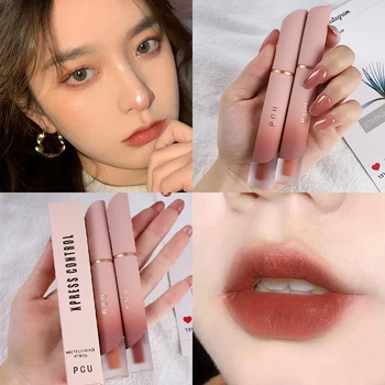 6 Farver Velvet Matte Lip Gloss Langvarig Fading Læbestift Vandtæt Lip Tint Kosmetik Kvindelige Lip Glaze Lip Cream Makeup