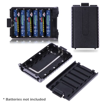 6 x AAA Udvides Batterier Tilfælde Boks til Baofeng UV-5R 5RA/B/C/D 5RE+ Udvidet Tilfælde Batteri opbevaringsboks Praktiske Tilbehør