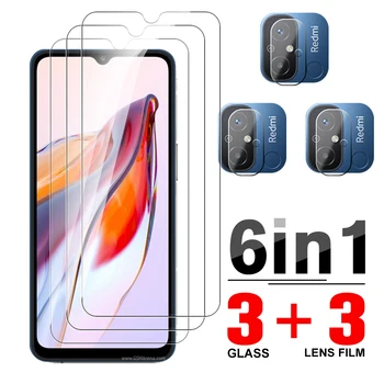 6in1 Beskyttende Glas Tilfældet For Xiaomi Redmi 12C Hærdet Film 6.71