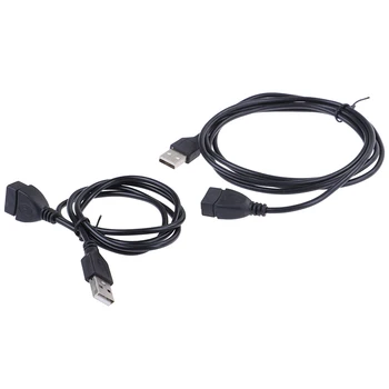 80/150 cm USB-forlængerkabel Super Speed USB 2.0-Kabel Mandlige og Kvindelige Data Sync USB 2.0-Ledning Extender forlængerkabel