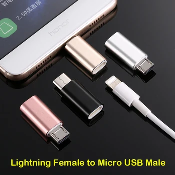 8Pin Kvindelige Mikro-USB-Mand Adapter Mini Android-Telefon, Kabel Konverter Hurtig Opladning Stik Til iPhone Kabel