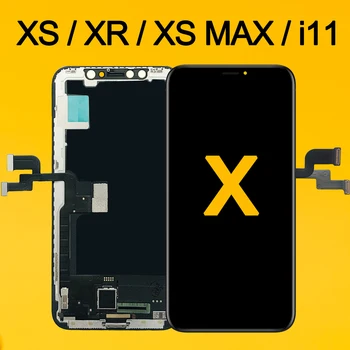 AAA Til iPhone X OLED LCD-Skærm Til IPhone XS-XR ANTAL Inell LCD-11 Touch Screen Digitizer Udskiftning af Dele til Samling af OEM OLED
