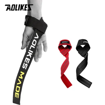 AOLIKES 1 Par Vægtløftning Armbånd Sport Professionel Uddannelse Hånd Bands Håndled Støtte Stropper Wraps Vagter For Trænings-og Motionscenter