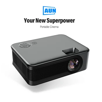 AUN MINI Projektor A30 mini projetor støtte 4k Smart TV Bærbar hjemmebiograf Cinema LED-Projektorer til 4k-Film