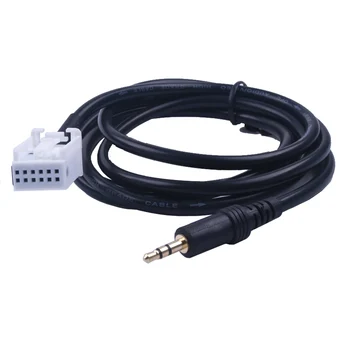 Bil 3,5 mm Audio Music AUX Kabel-Input Adapter Til Mercedes Benz W203 C-Klasse W169 W245 W203 W209 W164