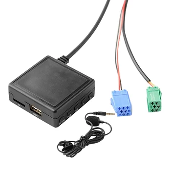 Bil Bluetooth-Modul 6-Pin AUX TF USB-Adapter til Trådløs Radio Afspiller Stereo Audio Modul for Renault 2005-2011