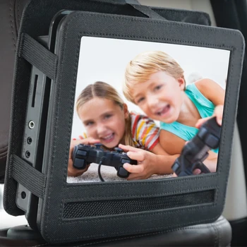 Bil Hovedstøtte Mount Holder til Rem Tilfældet For Bærbare DVD-Afspillere, Tablets Auto Interiør Tilbehør