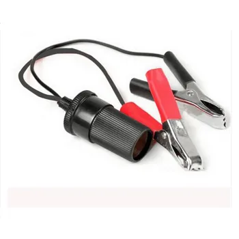 Bil Lighter Stik 12V Bærbar Strømforsyning Adapter Crocodile Clip Cigarettænder USB-Tilbehør til Bilen Gratis Fragt