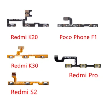 Bind Side-Power-Kontakten på off-Knappen Nede Flex Kabel Til XiaoMi Redmi K20 Pro K30 S2 F1 PocoPhone