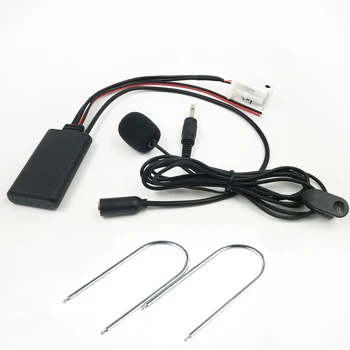 Biurlink 150CM RD4-Radio, Bluetooth, 3,5 MM AUX Adapter til AUX-Media Audio Mikrofon Håndfri Adapter til Peugeot C2 C4 307 308