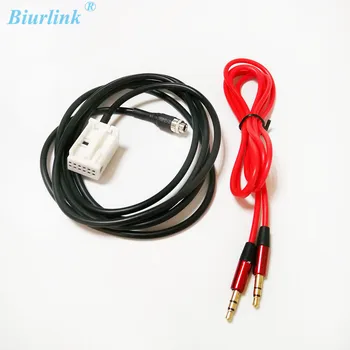 Biurlink Bil AUX Audio Input Kabel-Adapter 12Pin Stik til Audi TT S4 A3, A4, A6, A8 2007 til 2014