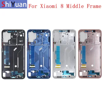 Boliger Midterste Ramme LCD-Bezel Plade Panel Chassis Til Xiaomi Mi-8 8 Lite Pocophone F1 Telefon Metal Midterste Ramme