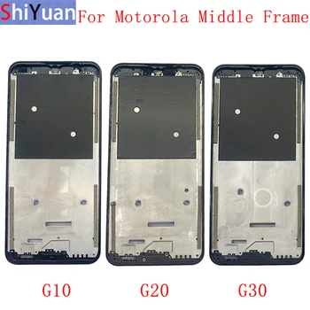 Boliger Midterste Ramme LCD-Bezel Plade Panel Chassis Til Motorola Moto G10, G20 G30 Telefon Metal Midterste Ramme Reservedele