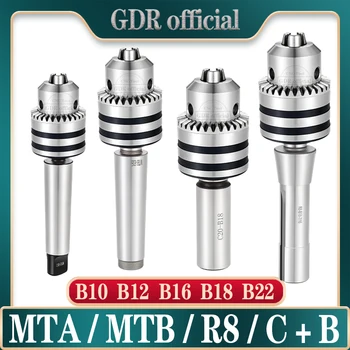 Borepatron MT1 MT2 MT3 MT4 MT5 R8 C10 C12 C16 C20 B10 B12 B16 B18 B22 Morse Borepatron Arbor CNC Drejebænk bore maskine Træ Værktøj