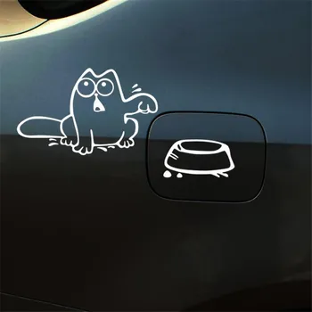 Car -styling Fodring Tegnefilm Bilen tankdækslet, Stickers og Klistermærker Tilbehør bil klistermærker accesorios para auto