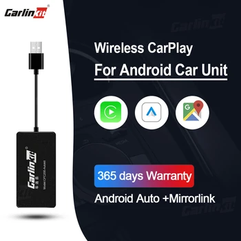 Carlinkit Apple Wireless CarPlay Aktivator & Android-Auto-Kabel USB Dongle til Android Radio Bluetooth-Enhed Oplader Spejl-link