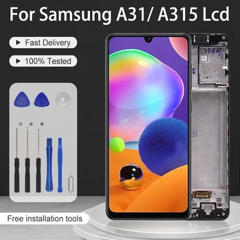 Catteny 6.4 Tommer A315-Skærm Til Samsung Galaxy A31 LCD-Touch Screen Digitizer A315F Forsamling Gratis Fragt Med Værktøjer