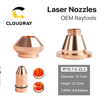 Cloudray Bullet Laser Dyse Enkelt/Dobbelt Lag Kaliber 0.8 - 4.0 For CINCINNATI Lasermech Fiber Laser Cutting Machine 1064nm