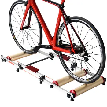 Cykel Roller Træner MTB Cykling platform træner Justerbar Riding Platform Aluminium Legering Mute Indendørs træning Hjemme Gym