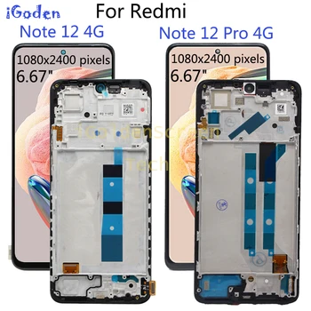 Den oprindelige Xiaomi redmi note 12 4g LCD-Skærm Med Touch screen 23021RAAEG 23021RAA2Y for Redmi Note12 Pro 4G LCD-2209116AG
