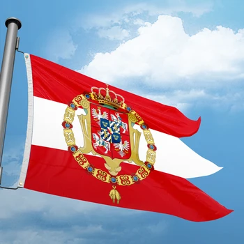 Den polsk-litauiske Realunion Flag 3*5FT 90*150 cm Polen Flag Tilpasset Indretning Bannere Polyester, UV Resistens Dobbelt Stikninger