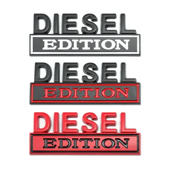Diesel Logo Edition Logo Badge Hood Front Gitter Bil Klistermærke til Jeep Compass Renegade Ford RS200 F150 F250 F350 Silverado RAM