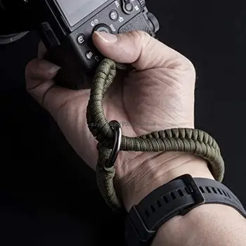 Digital Kamera Håndled håndrem Greb Paracord Flettet Bjergbestigning Armbånd til Hånd-Vævede Armbånd Tilbehør