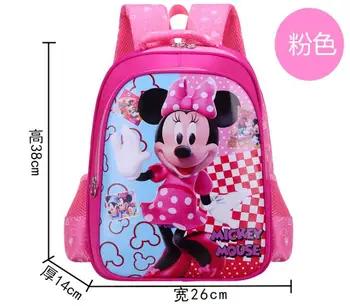 Disney Piger Børn Minnie Børnehave, Skole taske Teenager Schoolbags Børn, Studerende Mickey Rygsække