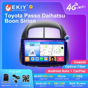 EKIY T7 For Toyota Passo Daihatsu Velsignelse Sirion Subaru Justy Perodua Myvi Android Bil Radio DSP Multimedia-Afspiller, Stereoanlæg GPS-DVD