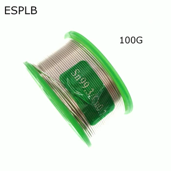 ESPLB 100G 0.5/0.6/0.8/1.0/1.2/1.5/2.0 mm blyfri Loddemetal Wire Tin-Svejsning, Lodning Jern Harpiks Core Lodde Sn99.3 Cu0.7