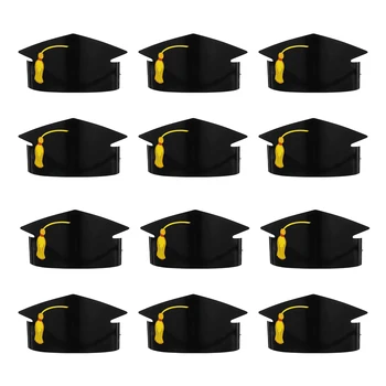 Eksamen Papir Cap-Caps Party Hatte Crown Grad Hat Kids 2022 Diy Dekorationer Bachelor Pandebånd Leverer Høj Børnehave, Skole