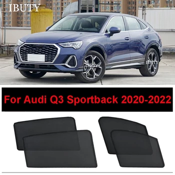 For Audi Q3 Sportback 2020 2021 2022 Brugerdefinerede Bil Mesh Sol Skygge Side Vindue Gardin Solskærm Solcreme Varmeisolering Parasol