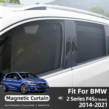 For BMW 2-serie F45 5 pladser Active Tourer 2014-2022 Bil Parasol Skjold Foran Forruden Gardin Bageste siderude solsejl